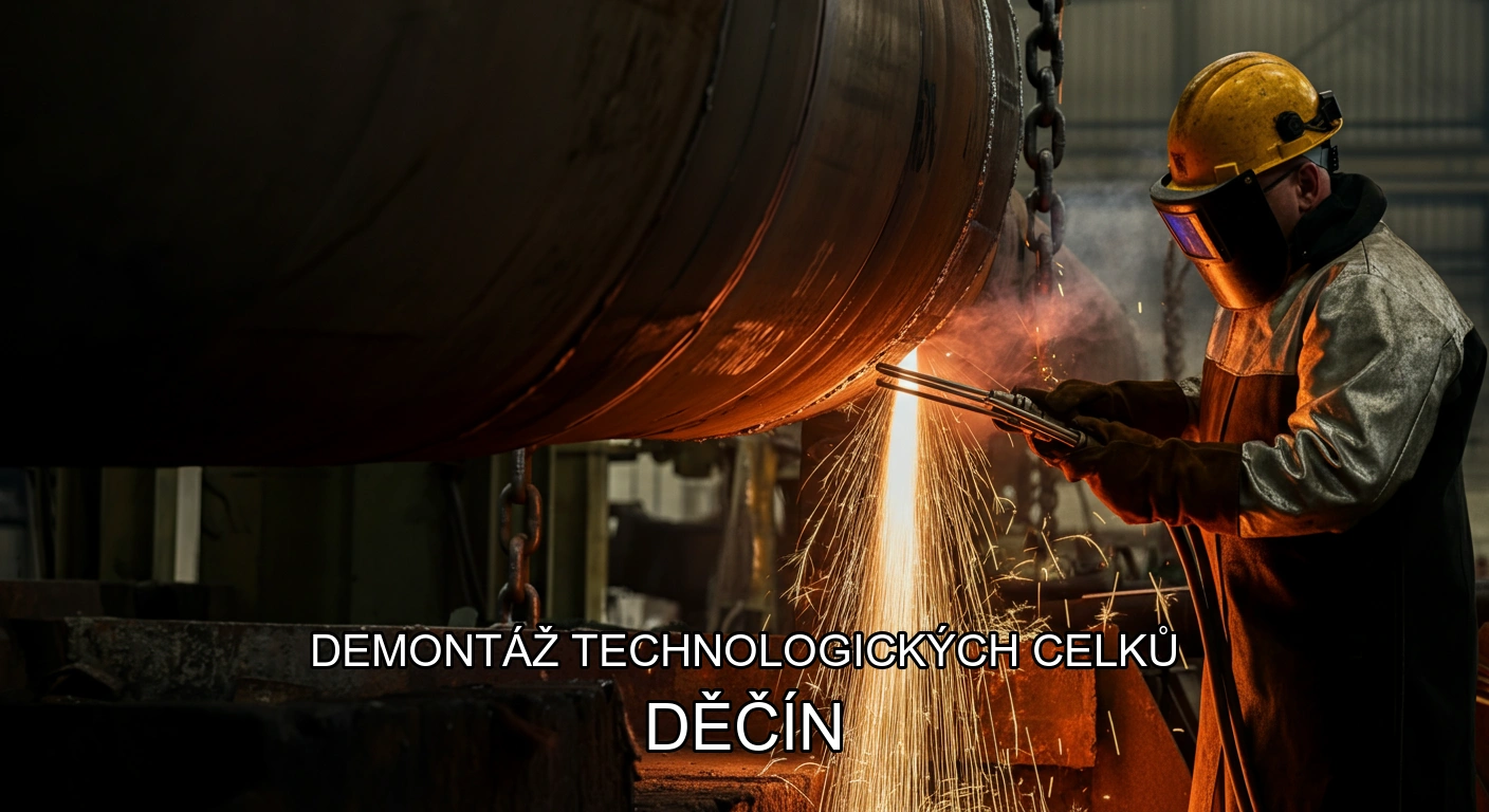 Demontaz technologickych celku Decin